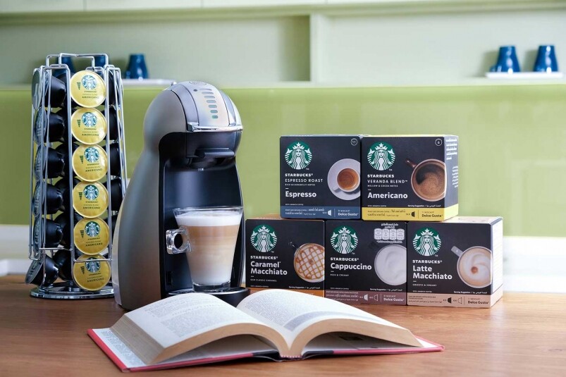 「Starbucks At Home」咖啡Capsule特別的地方，在於其採用100%優質阿拉比卡咖啡豆製成，一推