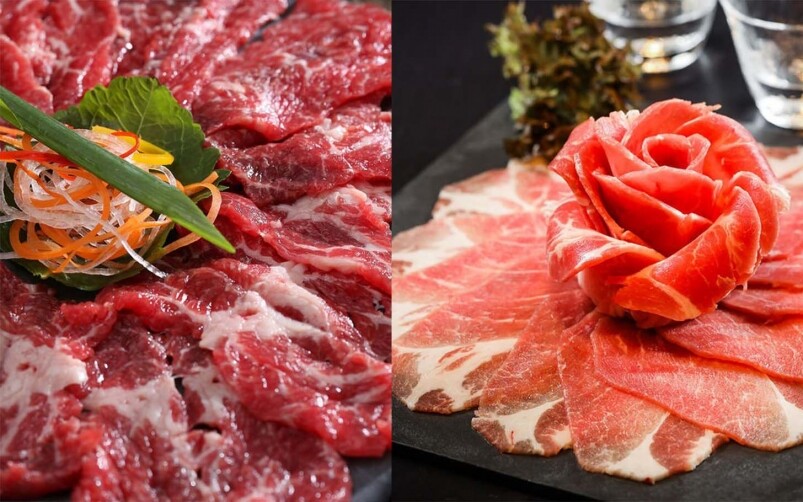 不少值得一試的牛品，例如是韓國西冷牛肉（HK$568），相等於日本A5和牛，彈