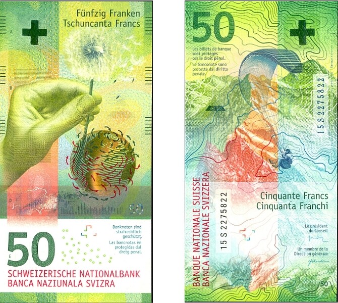 50元瑞士法郎