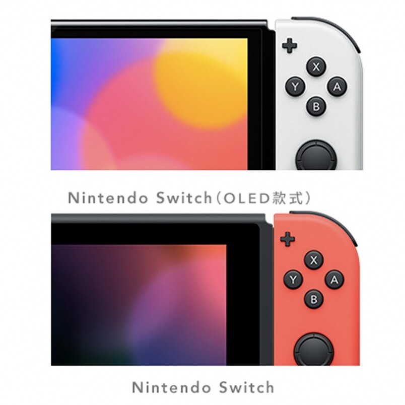 OLED屏幕是透過對每個像素自行發光來呈現影像，對比以往的Nintendo Switch或Nintendo Switch