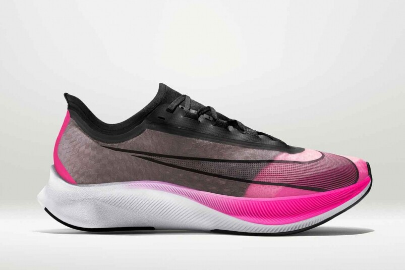 Nike Zoom Fly 3跑鞋是我極想入手的一對，特別是推出了Pink Blast版本，黑色配粉紅