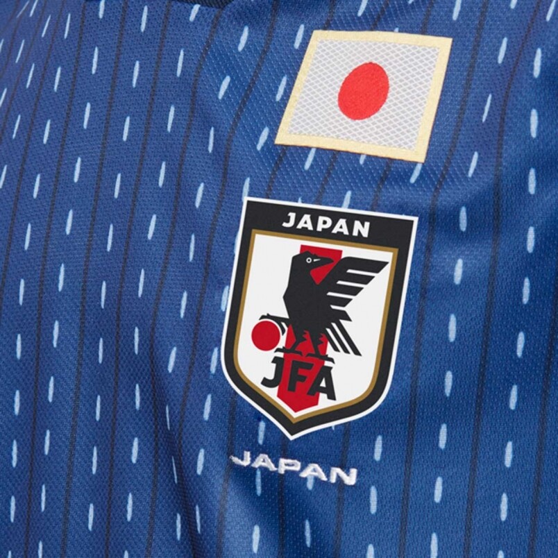 源自武士的世界盃日本隊球衣！細節極多的藍武士戰衣！