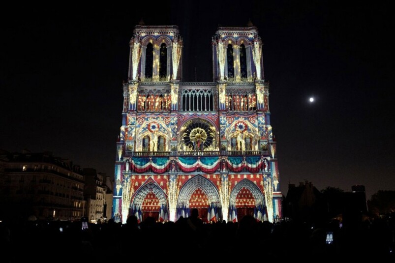 巴黎聖母院作為法國其中一個地標之一，當然有不少重要活動舉行，去年