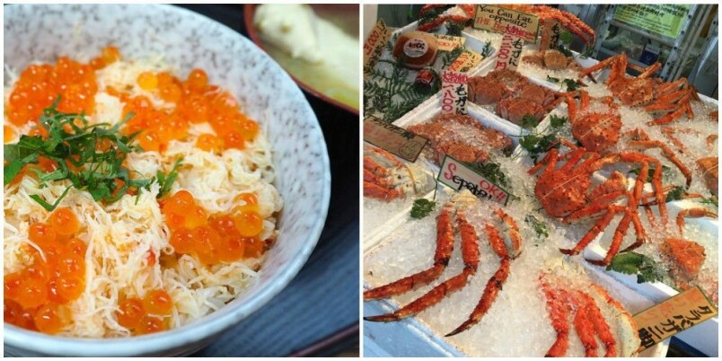 札幌 二条市場到北海道當然要食蟹，位於札幌的二条市場裡有大大小小