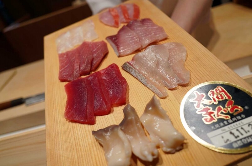 鮨央泰對於食材極有要求,也不怕一五一十告訴你魚材的來源。特別一口 鮨央泰對於食材極有要求,也不怕一五一十告訴你魚材的來源。特別一口