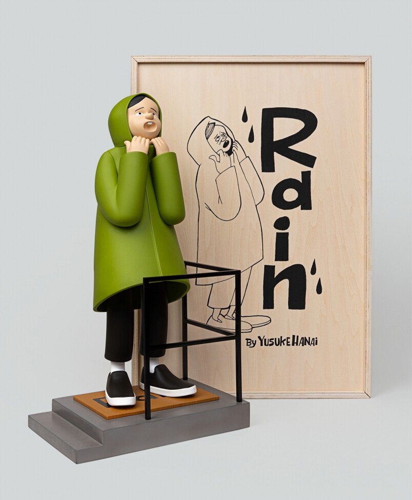 15吋《RAIN》主題⼈偶限量500隻丨花井祐介上海⼤型巡迴展覽《迎浪當下》