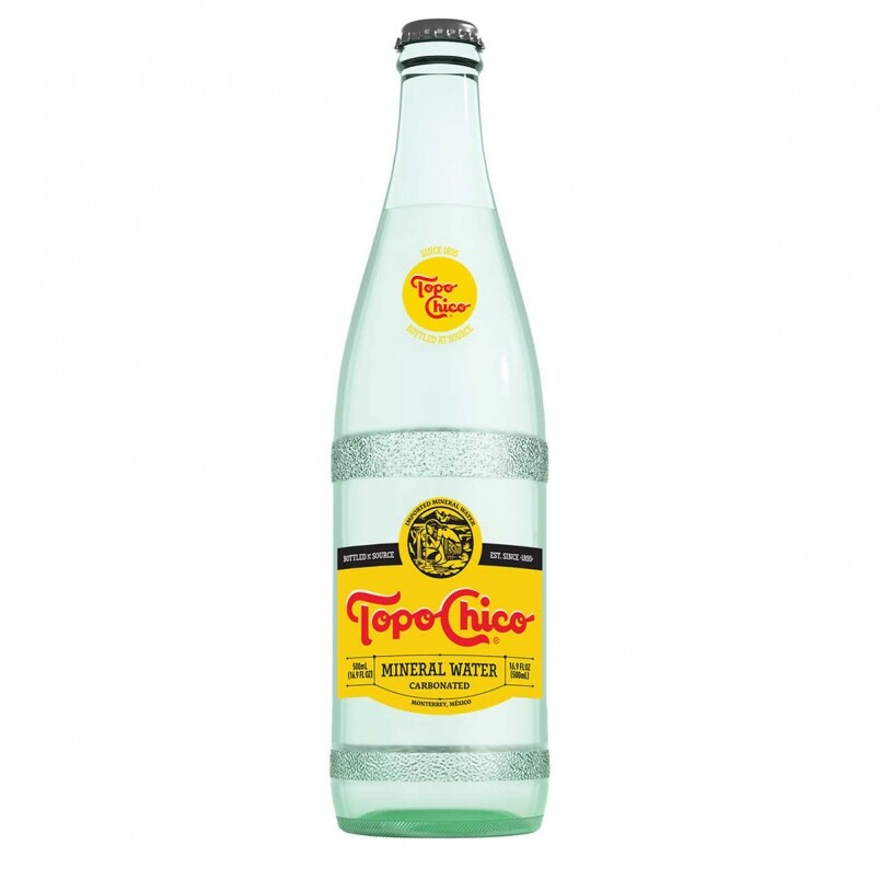 Topo-Chico創立於1895年，於墨西哥Monterrey收集水源及入瓶，取名自Monterrey附近的一座山Cerro