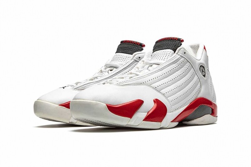 Air Jordan 14一向不算非常當炒,但有Jordan加持,其估價當然也不差,約在US$6,000-8 Air Jordan 14一向不算非常當炒,但有Jordan加持,其估價當然也不差,約在US$6,000-8