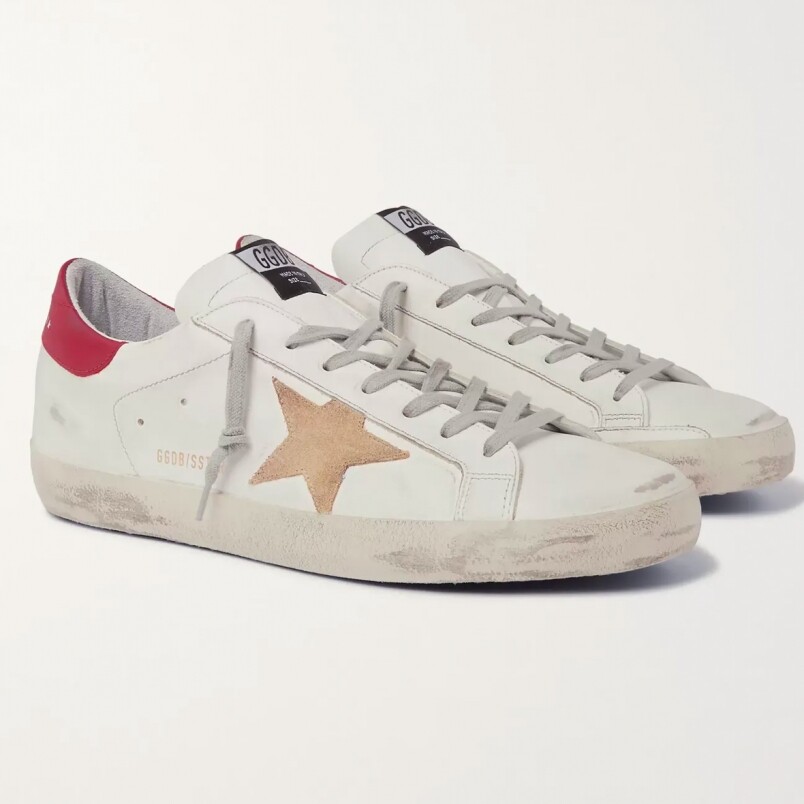 GOLDEN GOOSE DELUXE BRAND Superstar Leather And Suede Sneakers