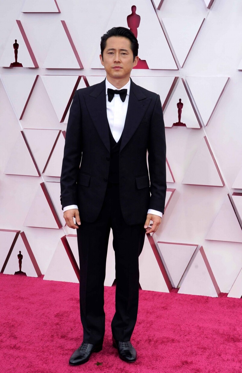 Steven Yeun in Gucci Steven Yeun in Gucci