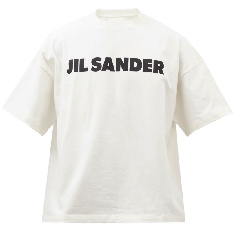 JIL SANDER白色T恤 JIL SANDER白色T恤