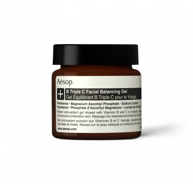 Aesop B 三倍 C 肌膚調理凝露 HK$860 / 60 ml Aesop B 三倍 C 肌膚調理凝露 HK$860 / 60 ml