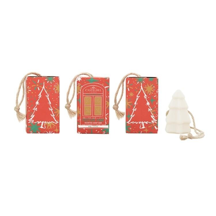 Castelbel 快樂聖誕樹紅盒香皂