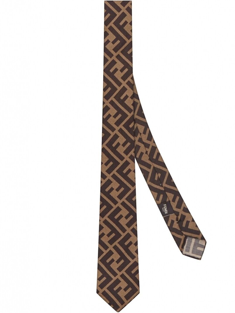 Fendi FF monogram領呔 Fendi FF monogram領呔