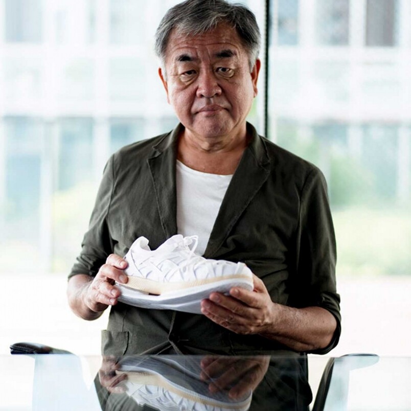 隈研吾先生：「 此跑鞋是我們至今精心打造出最微型的建築藝術品，借鑒傳
