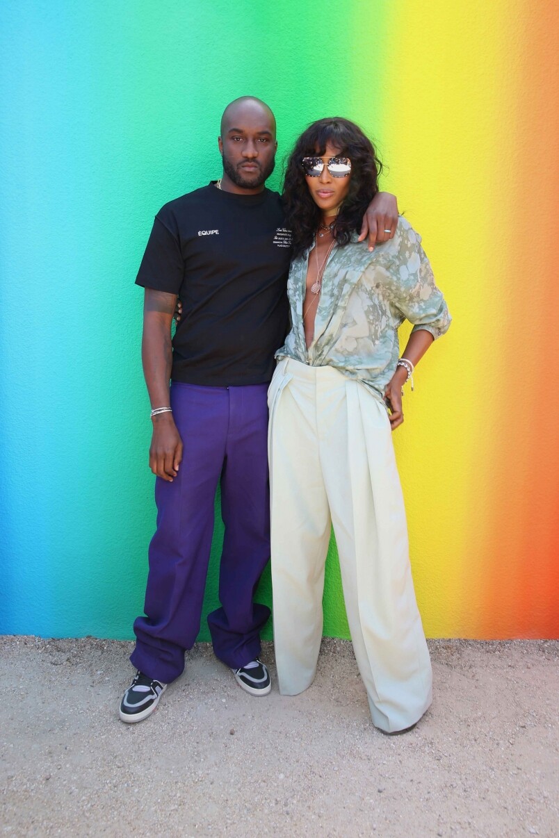 Virgil Abloh, Naomi Campbell Virgil Abloh, Naomi Campbell