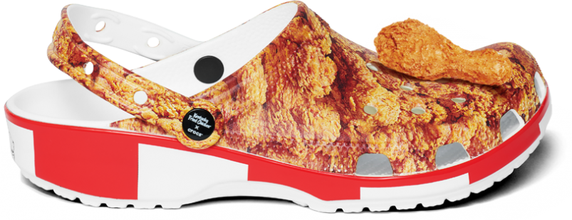 實在令人難以想像到的聯乘，的而且確發生了，這雙KFC X Crocs的炸雞鞋，一如