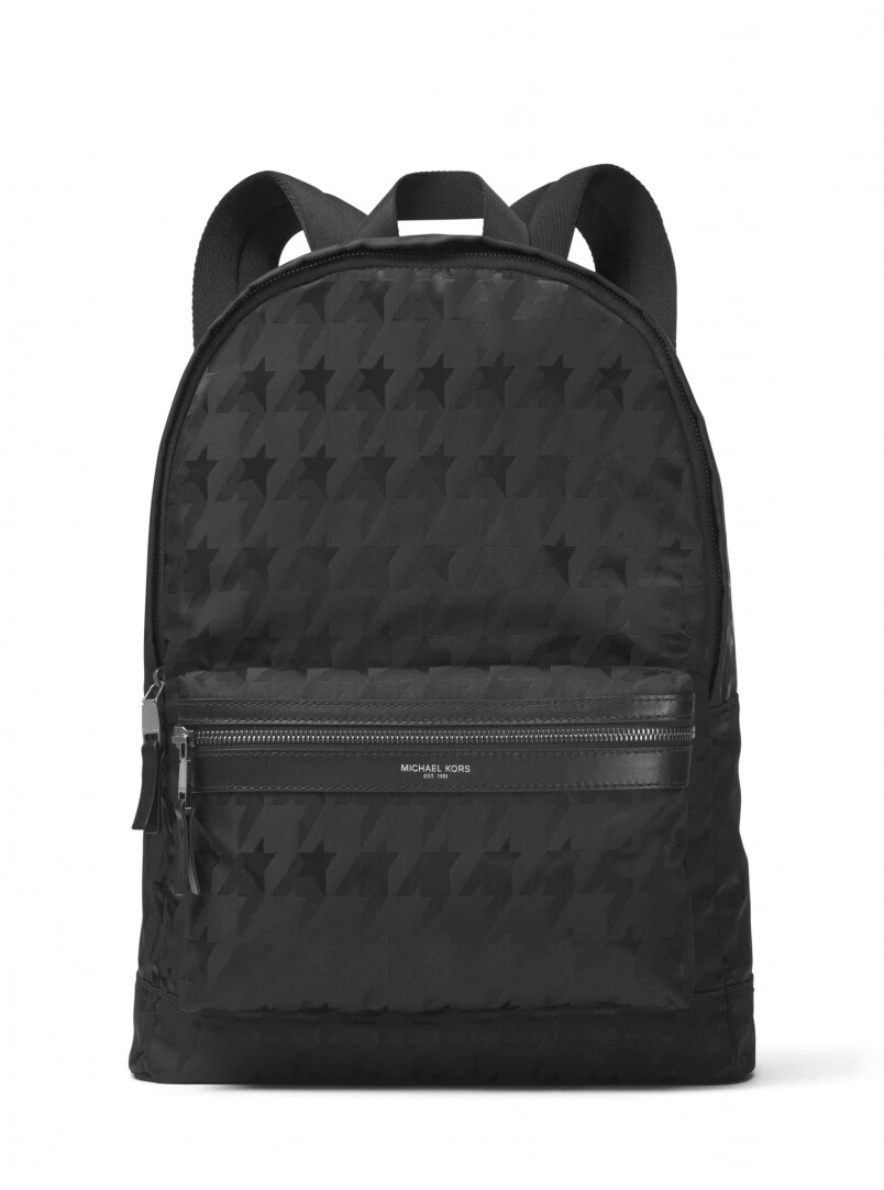 Michael Kors 黑色皮革backpack