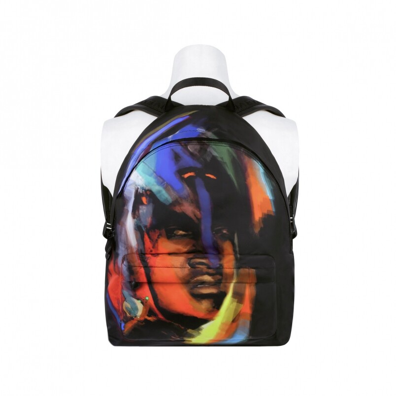 抽象圖案backpack
