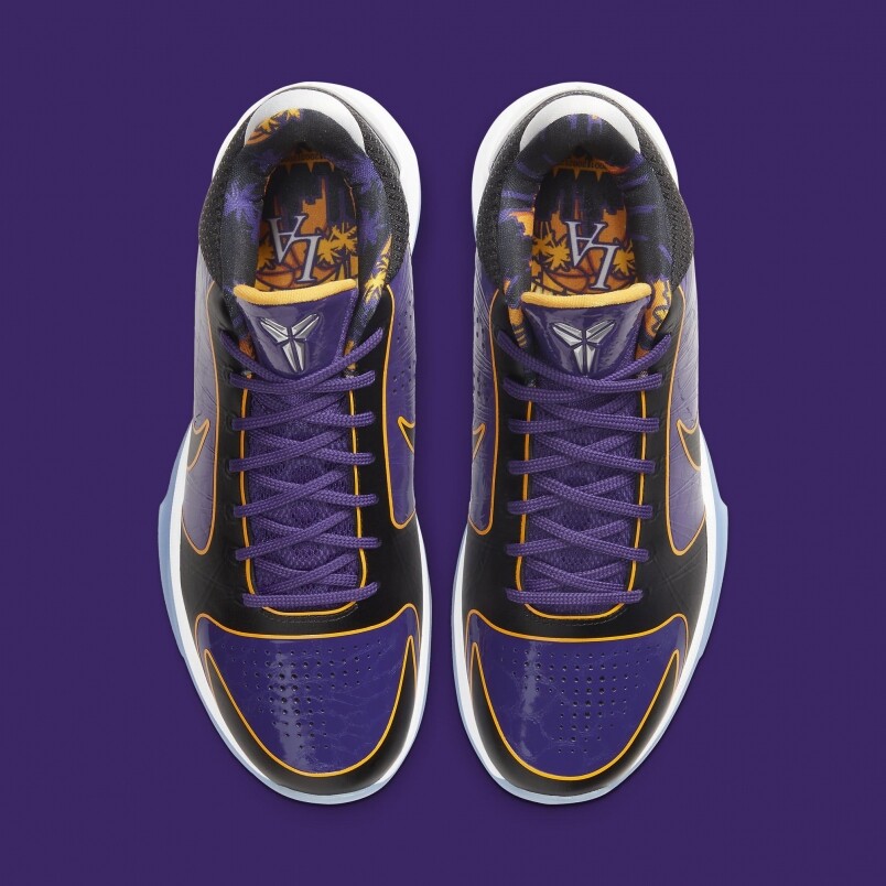 Kobe 5代再次復刻!特意選8月24日推出「Lakers」配色 Kobe 5代再次復刻!特意選8月24日推出「Lakers」配色