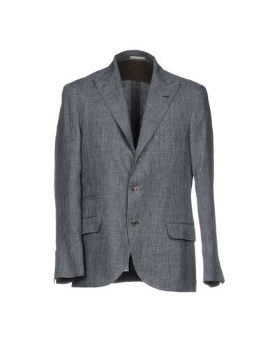 Brunello Cucinelli 藍色麻質西裝褸 USD1,450 (Yoox.com)