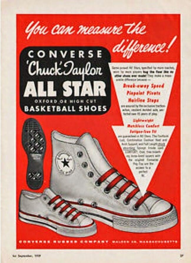 Converse Chuck Taylor All Star一直是籃球鞋的代名詞，這個系列銷售的已經超過10億雙的