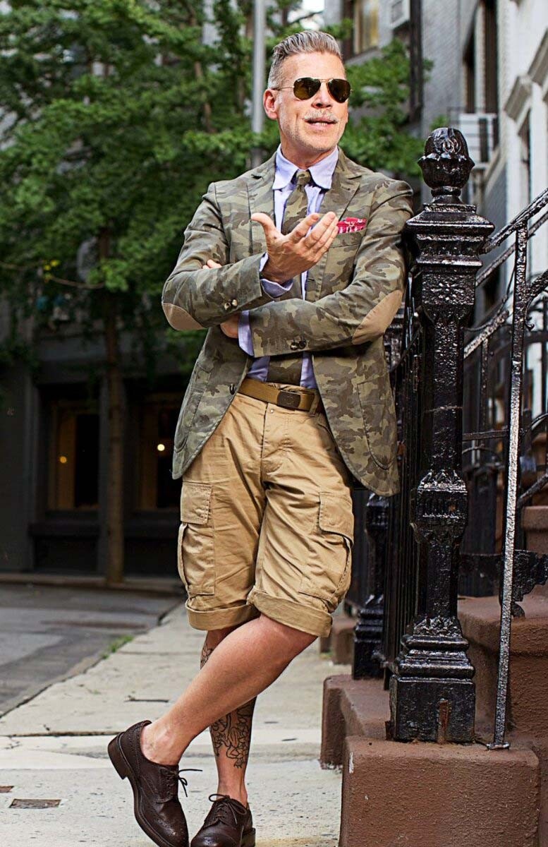 要穿出Cargo Shorts工裝短褲的味道,Nick Wooster絕對是最佳之選。作為男裝短褲界的經 要穿出Cargo Shorts工裝短褲的味道,Nick Wooster絕對是最佳之選。作為男裝短褲界的經
