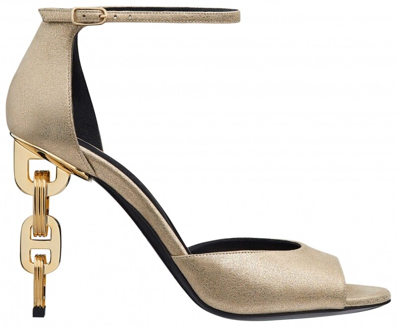 Hermès Metal Heeled Sandal HK$16,700