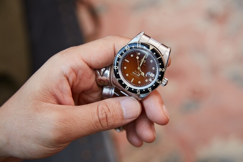 「GrowthRing & Supply腕錶從構思到實行大概用了兩三個月的時間。其實這枚腕錶的設計