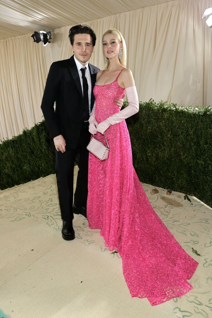Brooklyn Beckham and Nicola Peltz in Valentino Brooklyn Beckham and Nicola Peltz in Valentino