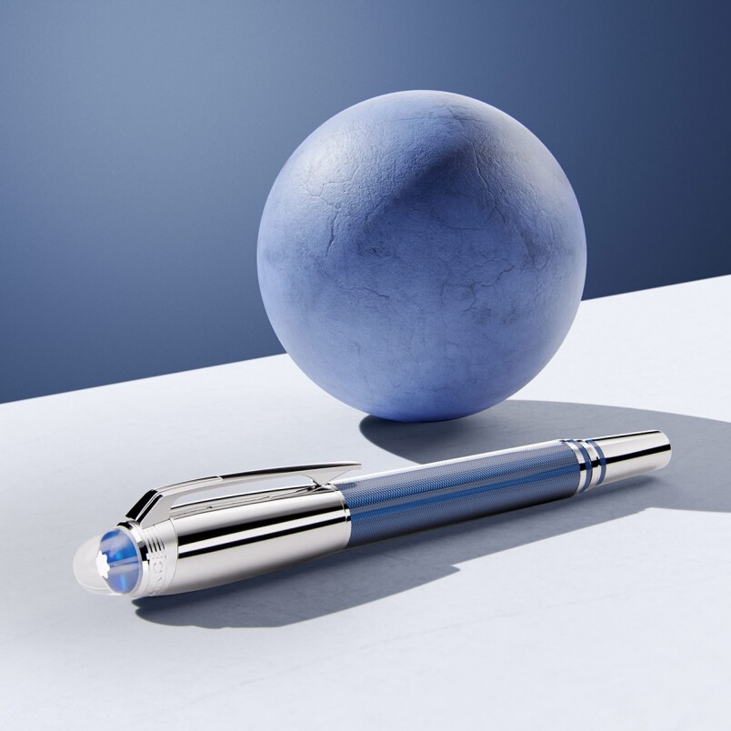 Montblanc StarWalker星際行者系列藍色星球鋼筆(HK$7,800)