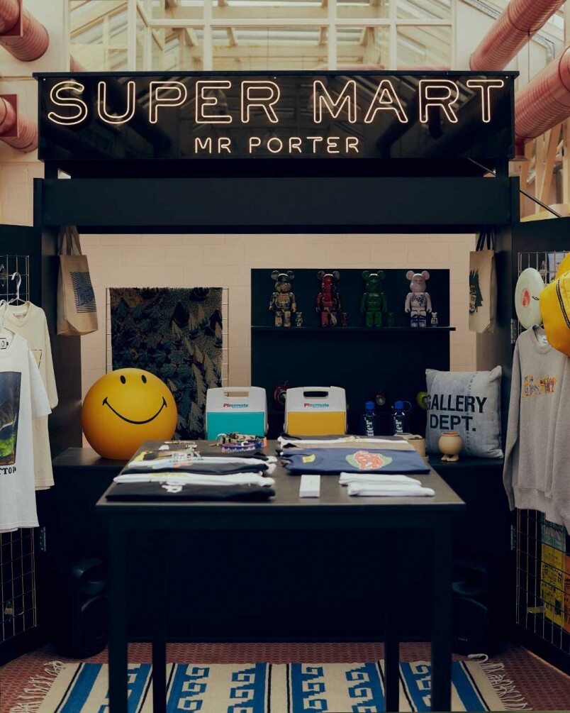 MR PORTER Super Mart 推出 29 個國際品牌的產品，其中 12 個為 MR PORTER 首次引進的品牌。全