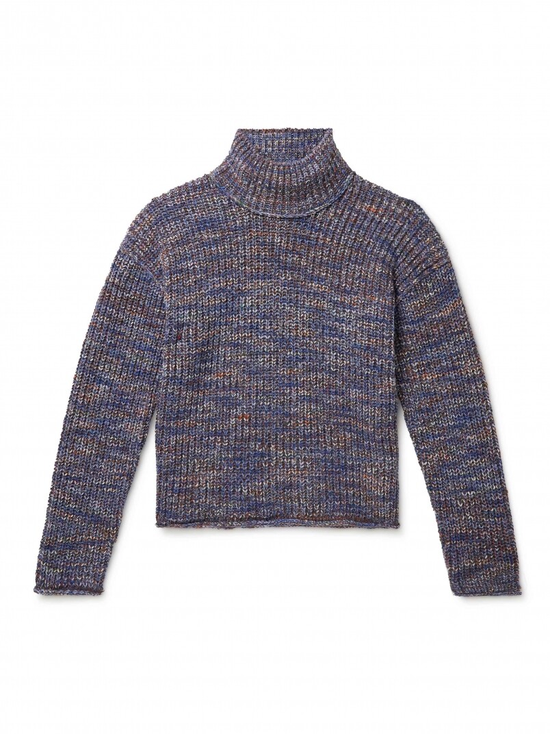 MR P. Mouline Knitted Mock-Neck Sweater HK$4,705
