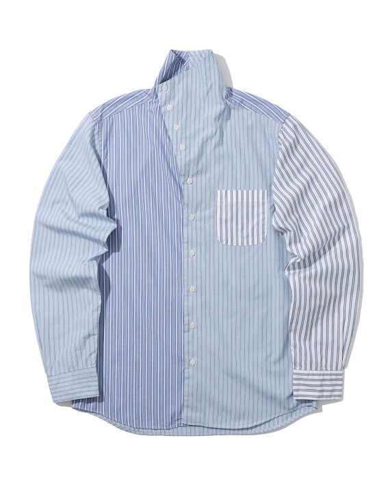 SOPH. High neck panelled stripe shirt HK$1,150