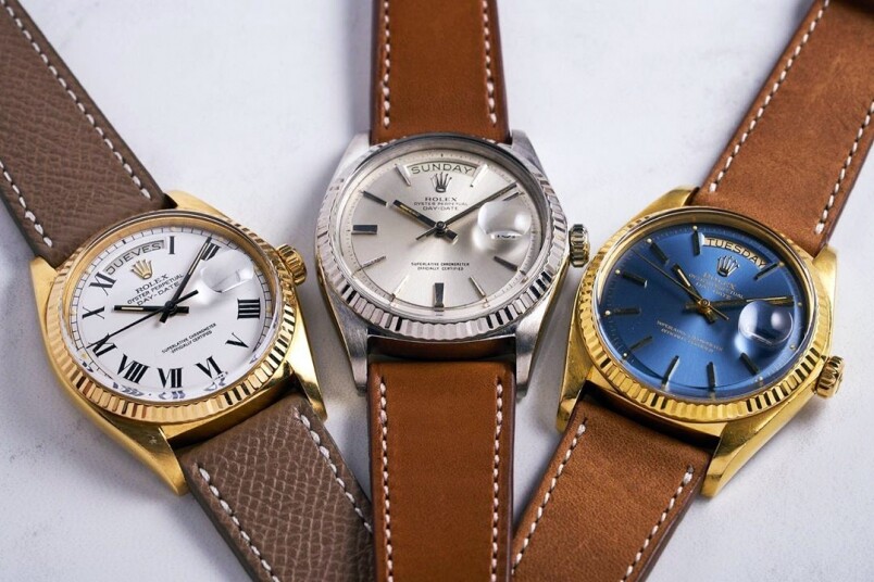 勞力士只有一個系列從來不出鋼錶的，就是Day-Date，推出以來金殼專屬，如黃