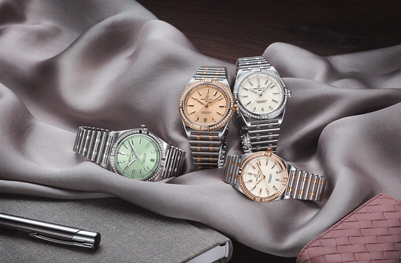 Chronomat更不只是男人的專利，Breitling特別推出了Chronomat 36自動機械腕錶和 Chronomat  32石英腕