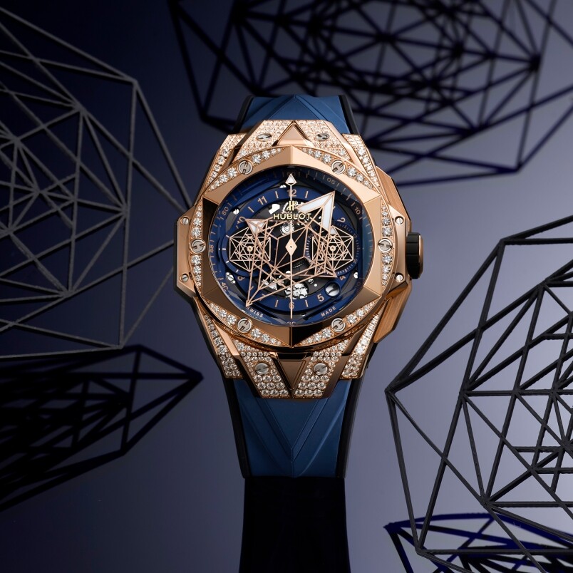 Hublot Big Bang Unico Sang Bleu II King Gold Blue Pavé 價錢 介紹 Hublot Big Bang Unico Sang Bleu II King Gold Blue Pavé 價錢 介紹