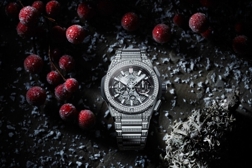 群星示範 Hublot特別材質腕錶為你打造尊貴聖誕 群星示範 Hublot特別材質腕錶為你打造尊貴聖誕