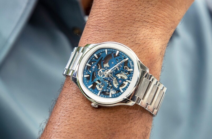 Piaget Polo Skeleton系列鏤空腕錶錶殼厚度均減至6.5毫米（薄了近3毫米）。 而為實現