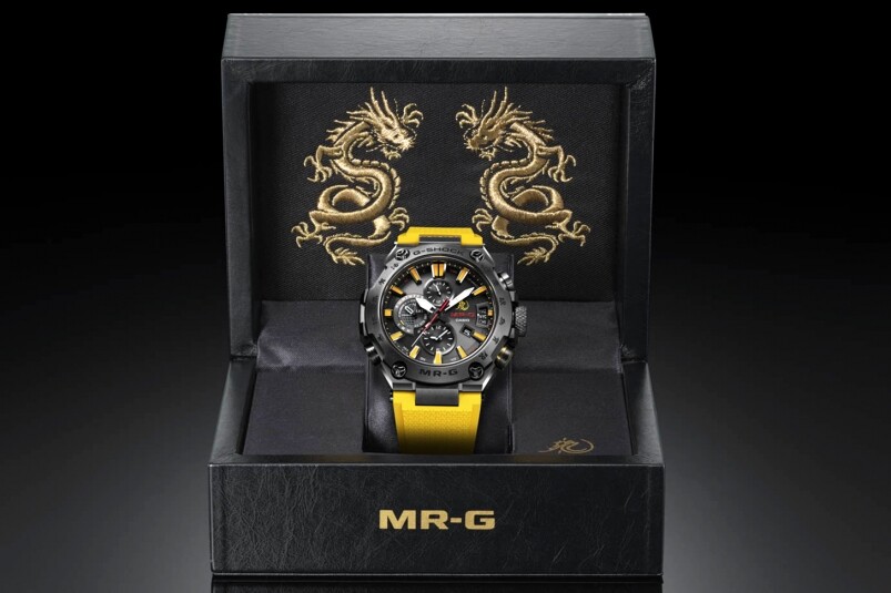 以武打巨星李小龍為設計主題的腕錶絕對罕見，Casio這枚MR-G在不少細節