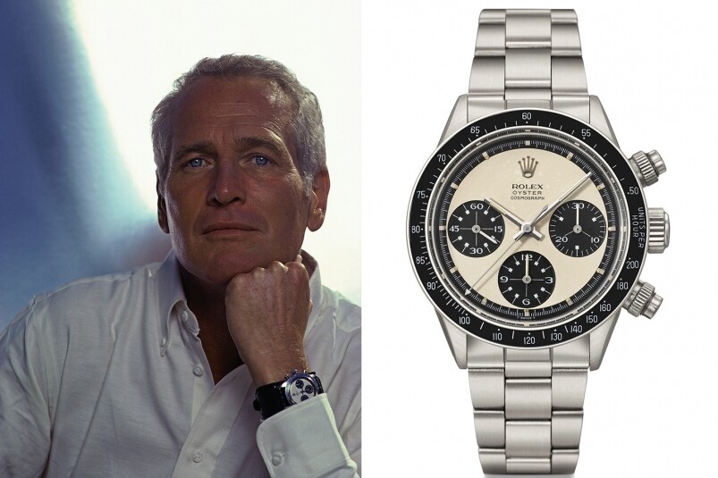 其實2017年曾拍賣過Paul Newman 本尊戴過及擁有過的Ref.6239，腕錶以近1,800萬美金