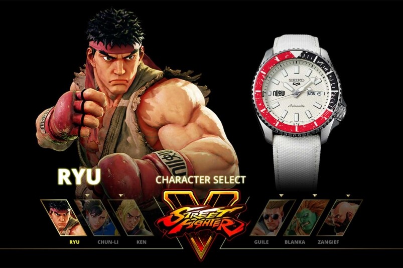 今次精工錶推出的Seiko 5 Sports Street Fighter V限量版極有誠意,單單看這次聯乘的專 今次精工錶推出的Seiko 5 Sports Street Fighter V限量版極有誠意,單單看這次聯乘的專