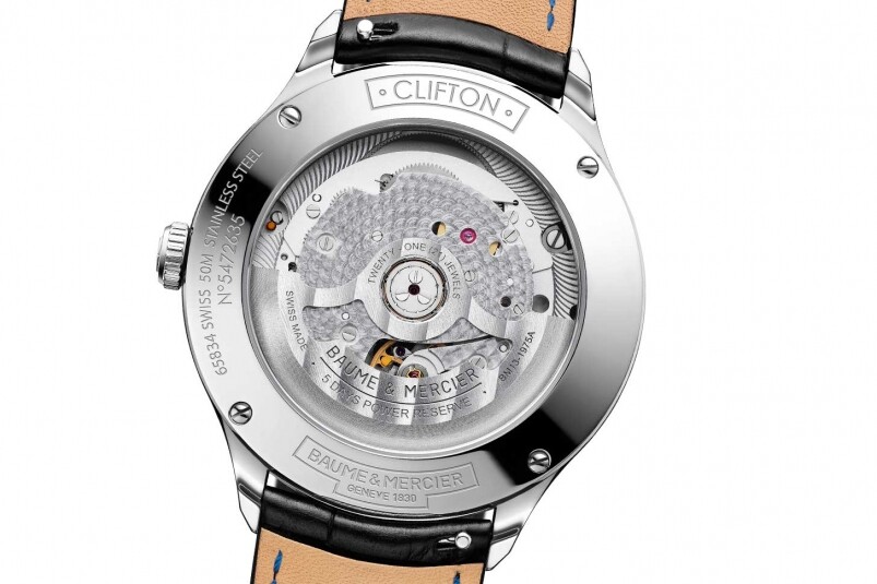 名士錶的BAUMATIC系列，最大賣點當然是其專用機芯，擁有官方天文台認證(COSC)，也