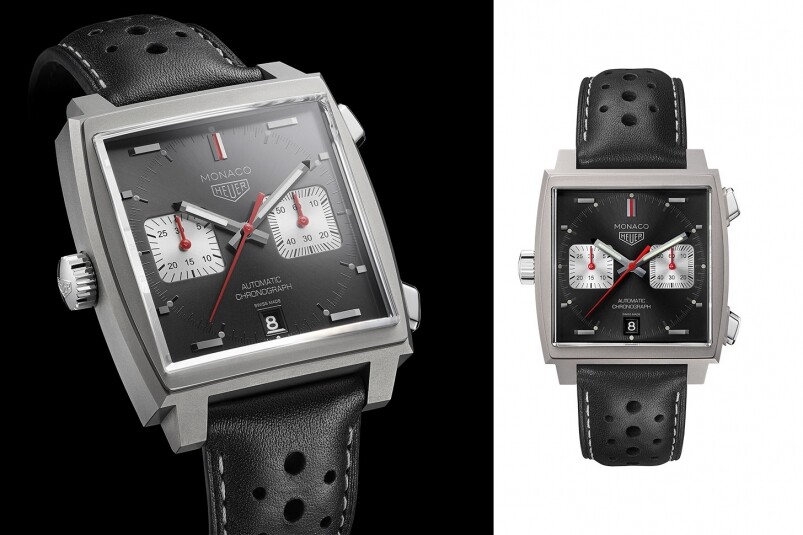 50年來Monaco的設計及外表一直沒走樣，跟初出道時沒兩樣，長青設計令腕錶