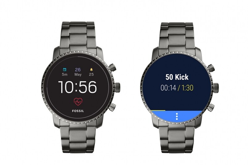 Q Explorist HR第四代觸屏式智能腕錶黑鋼色錶殼配黑鋼色鋼錶帶（港幣2,800元
