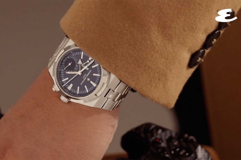 Overseas Dual Time腕錶，5110 DT機芯，帶來60小時動力儲存，最重要的是有晝夜指示的第