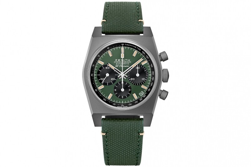 Zenith加入綠錶潮流 推出Chronomaster Revival Safari復刻版腕錶