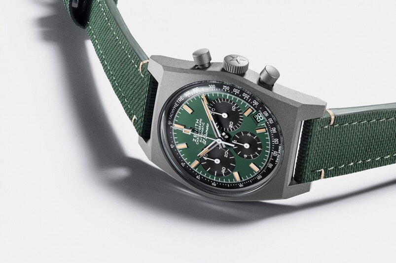 Zenith加入綠錶潮流 推出Chronomaster Revival Safari復刻版腕錶