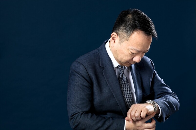 堅持經營綠色事業。蘇麗鐘錶總經理陳國華 堅持經營綠色事業。蘇麗鐘錶總經理陳國華