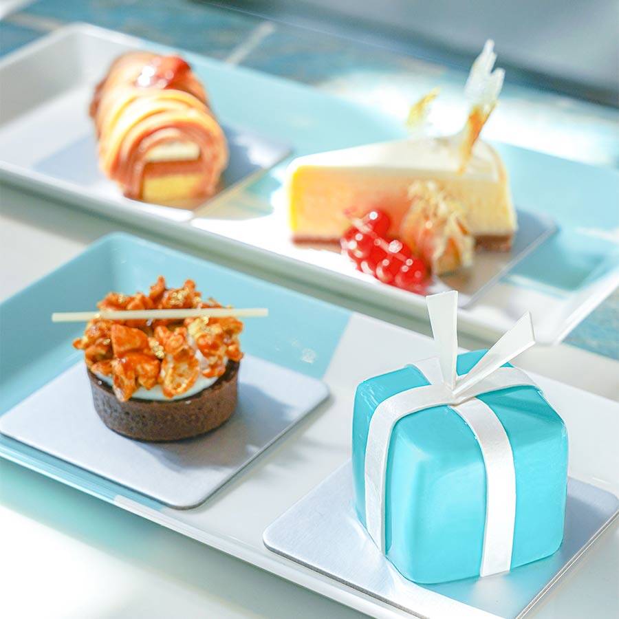 THE TIFFANY BLUE BOX CAFE Tiffany 四件裝甜品盒